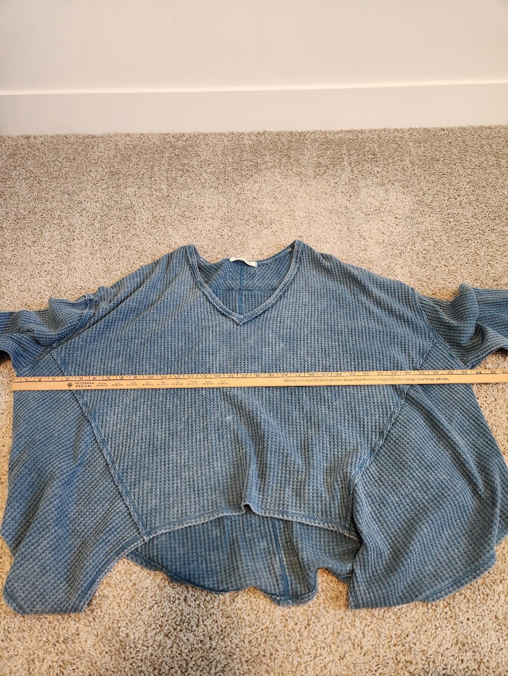 We The Free Coraline Thermal Top In Legion Blue Size Large - Picture 6 of 7